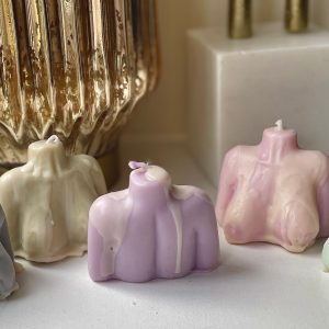 Jizz Necklace, Spunk Boobs, Cum Breasts Candle, Soya Wax Candle
